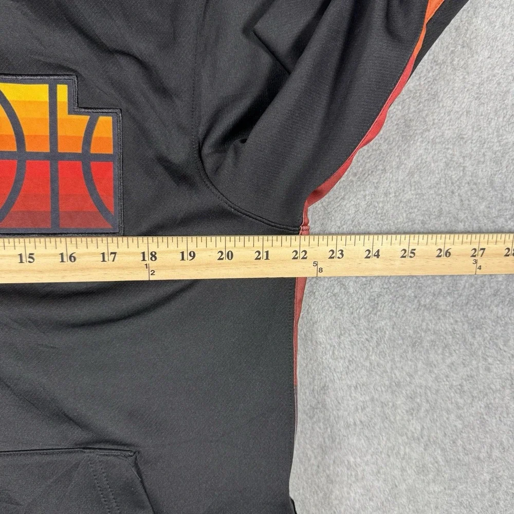 Nike NBA Utah Jazz Dri-FIT Full Zip Hoodie Jacket Men's L Black Team Warmup Logo